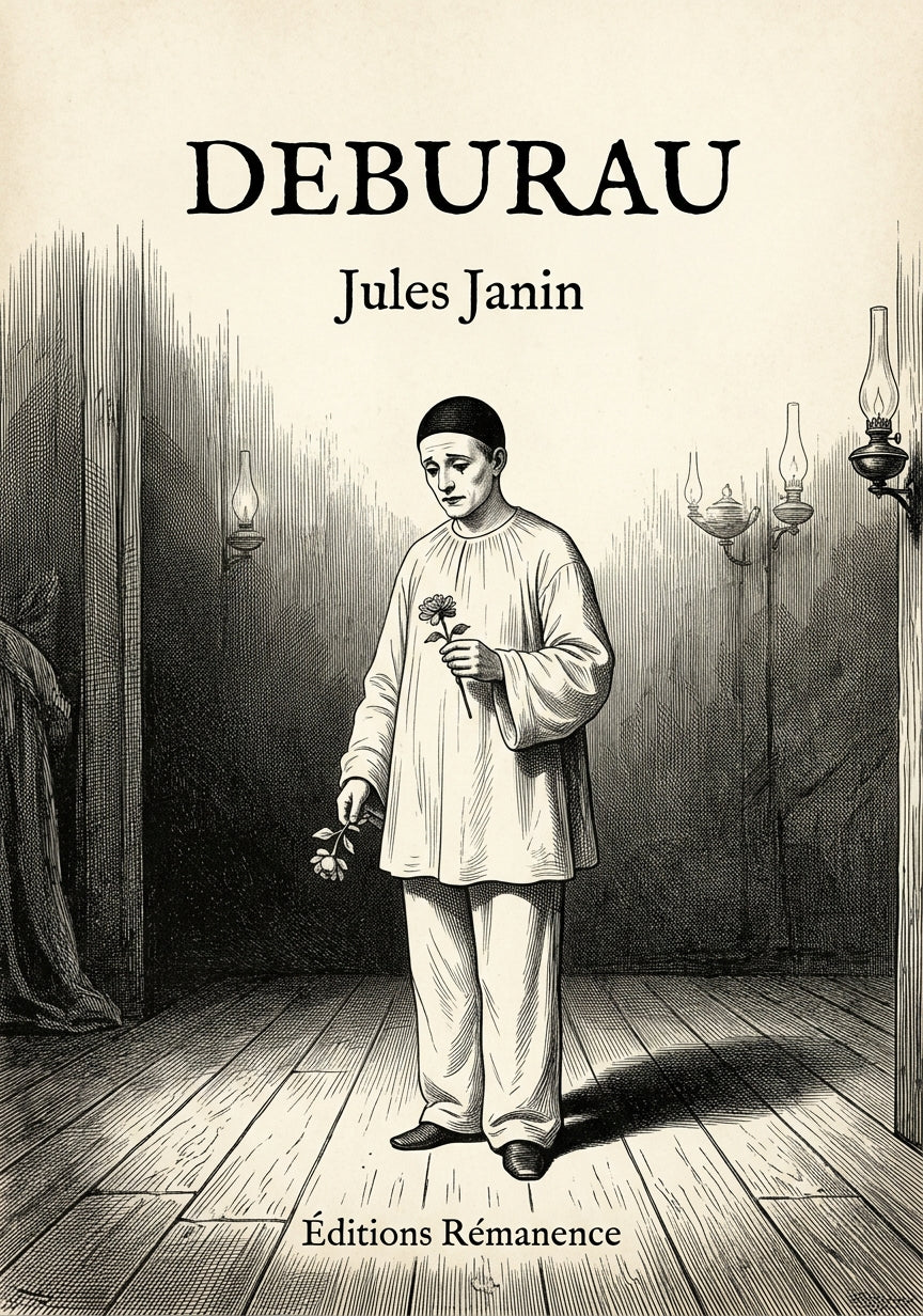 Livre Deburau par Jules Janin - Couverture - Editions Remanence