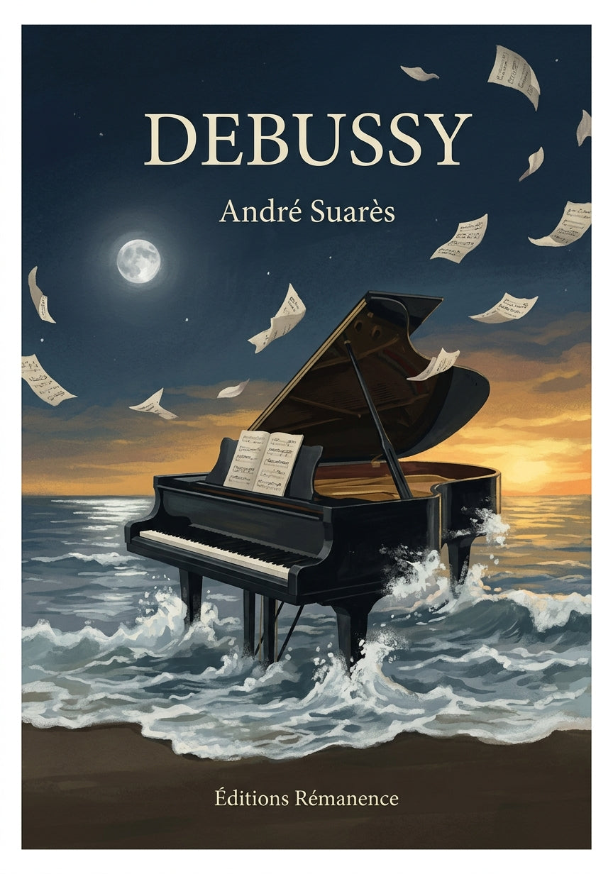 Livre Debussy par André Suarès - Couverture - Editions Remanence