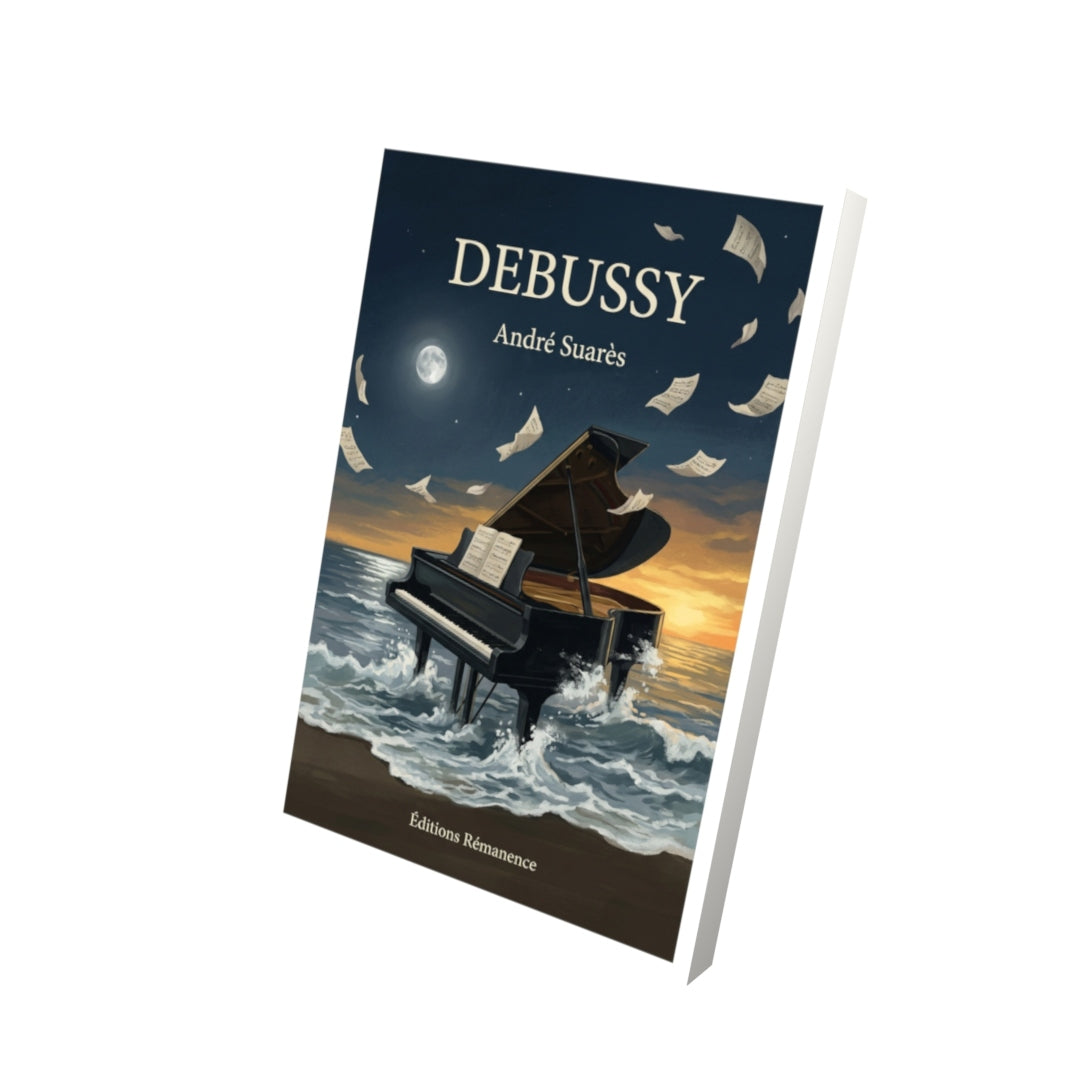Livre Debussy par André Suarès - Vue 3D - Editions Remanence