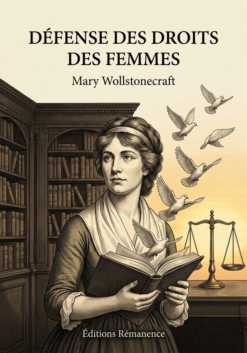 Livre Défense des droits des femmes par Mary Wollstonecraft - Couverture - Editions Remanence