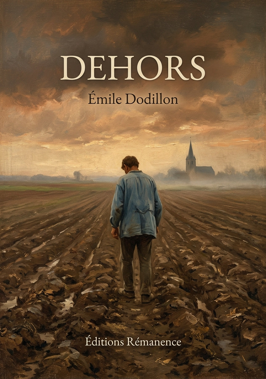 Livre Dehors par Émile Dodillon - Couverture - Editions Remanence