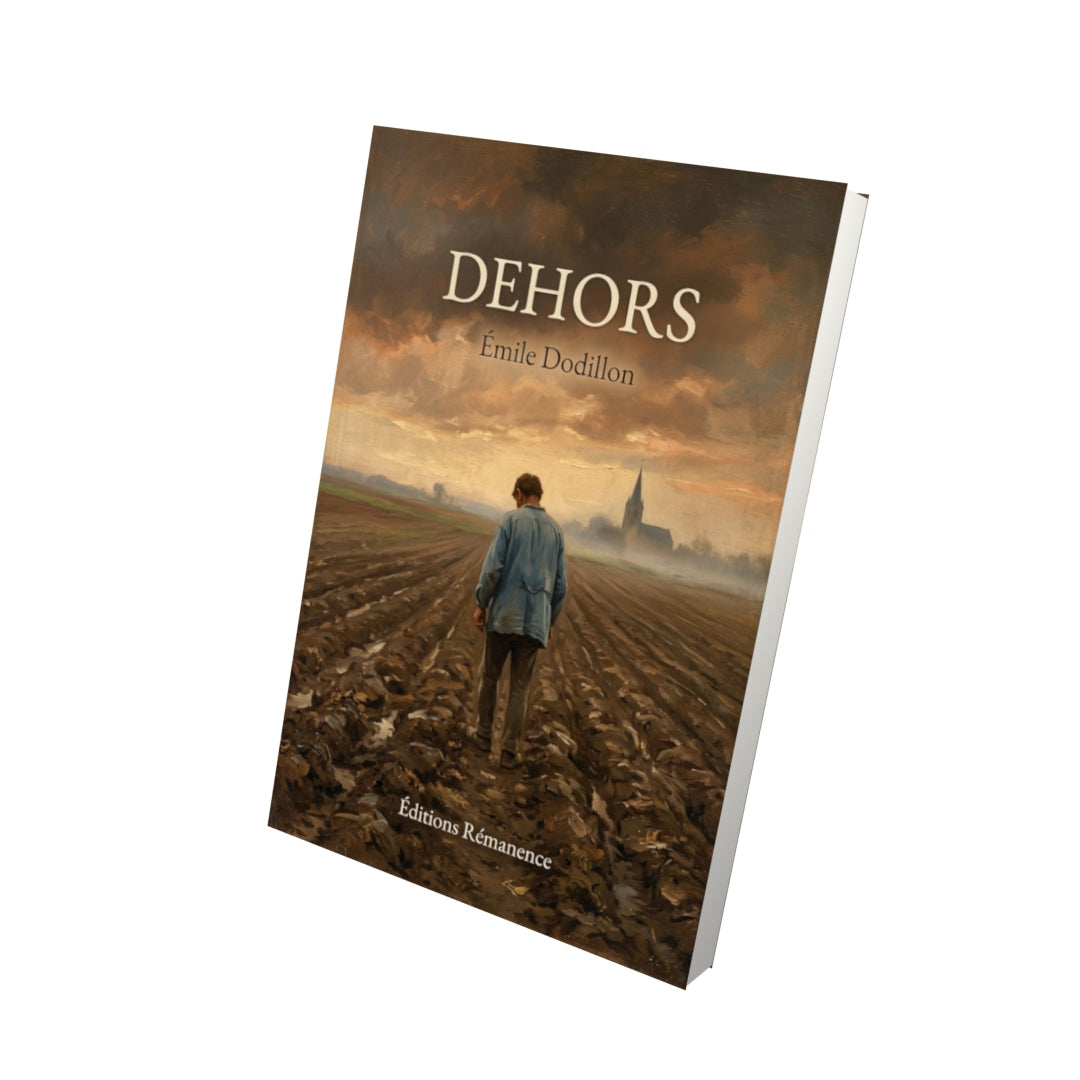 Livre Dehors par Émile Dodillon - Vue 3D - Editions Remanence