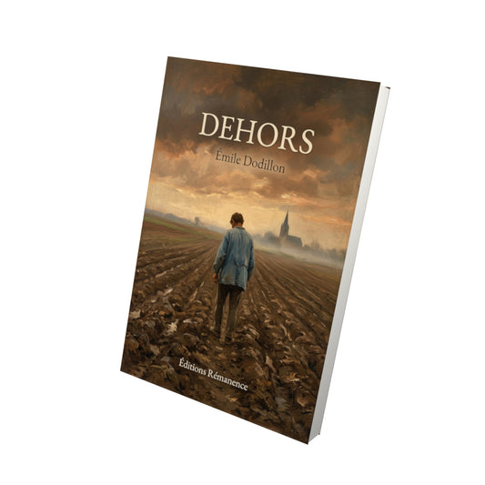 Livre Dehors par Émile Dodillon - Vue 3D - Editions Remanence