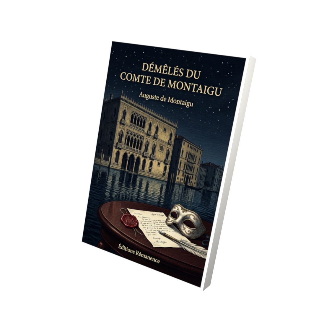 Livre Démêlés du Comte de Montaigu par Auguste de Montaigu - Vue 3D - Editions Remanence