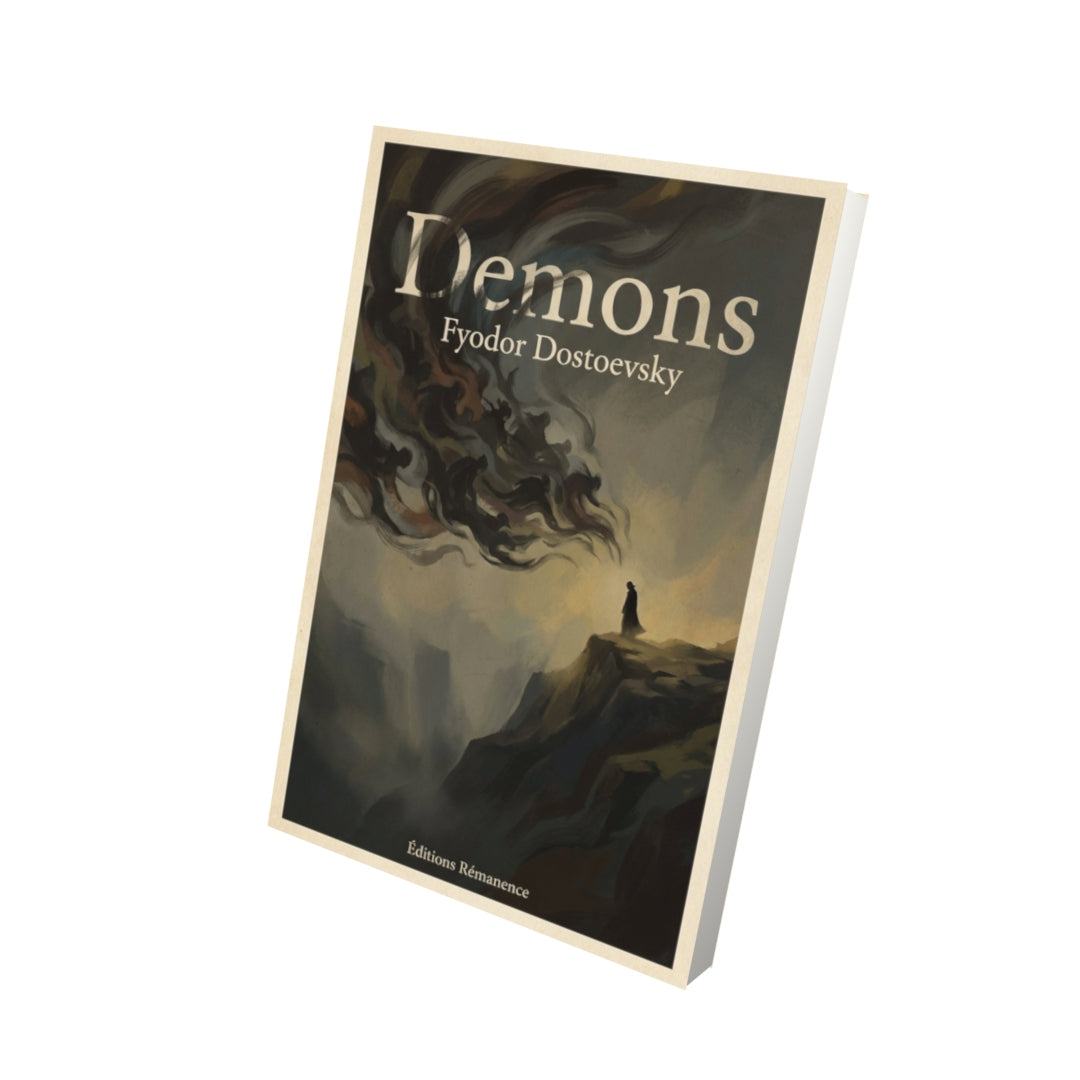 Livre Demons – Fyodor Dostoevsky - Vue 3D - Editions Remanence