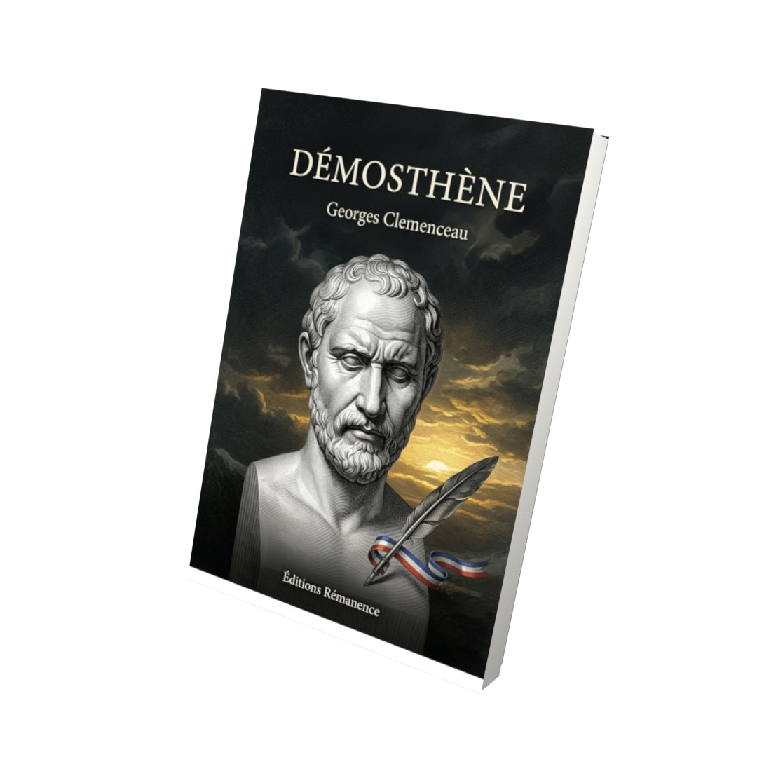 Livre Démosthène par Georges Clemenceau - Vue 3D - Editions Remanence