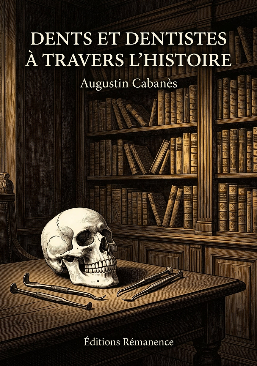 Livre Dents et dentistes à travers l’histoire par Augustin Cabanès - Couverture - Editions Remanence