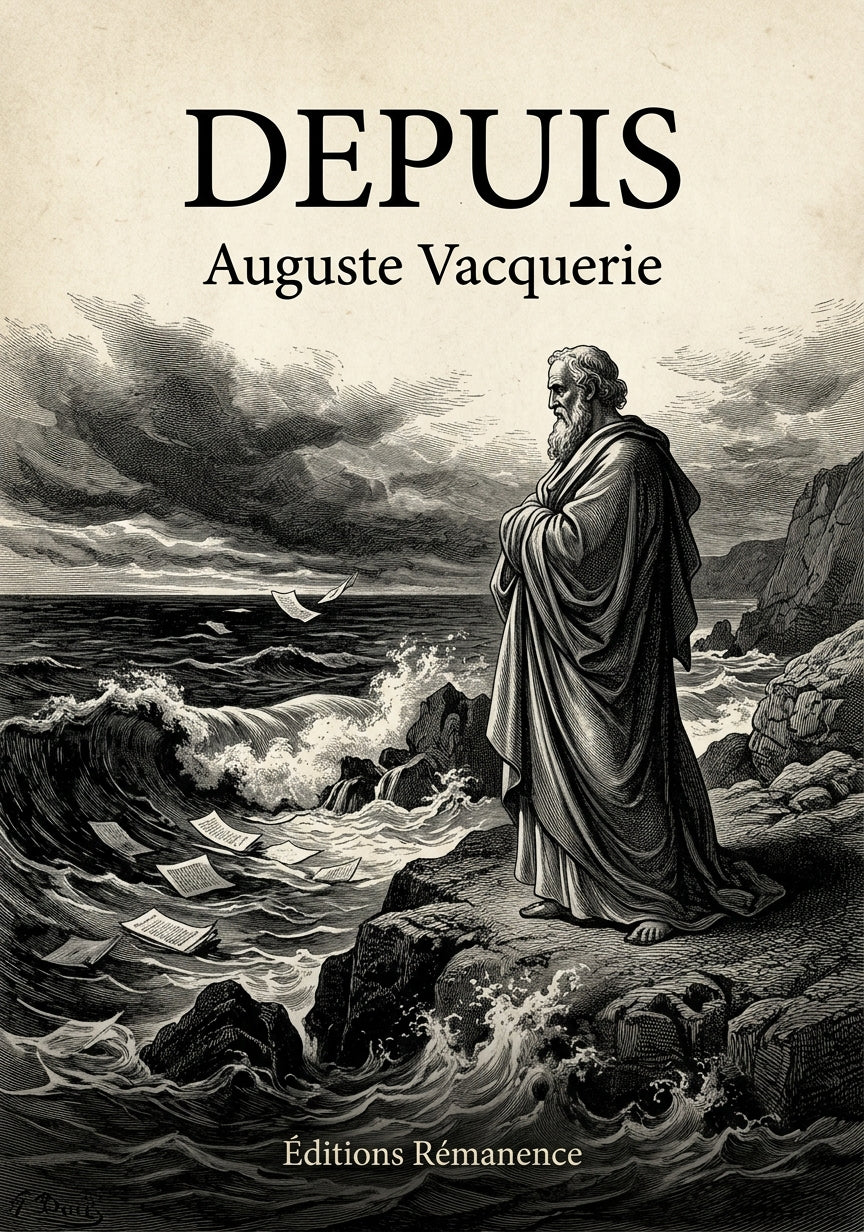 Livre Depuis par Auguste Vacquerie - Couverture - Editions Remanence