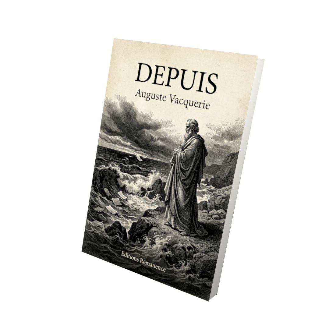 Livre Depuis par Auguste Vacquerie - Vue 3D - Editions Remanence