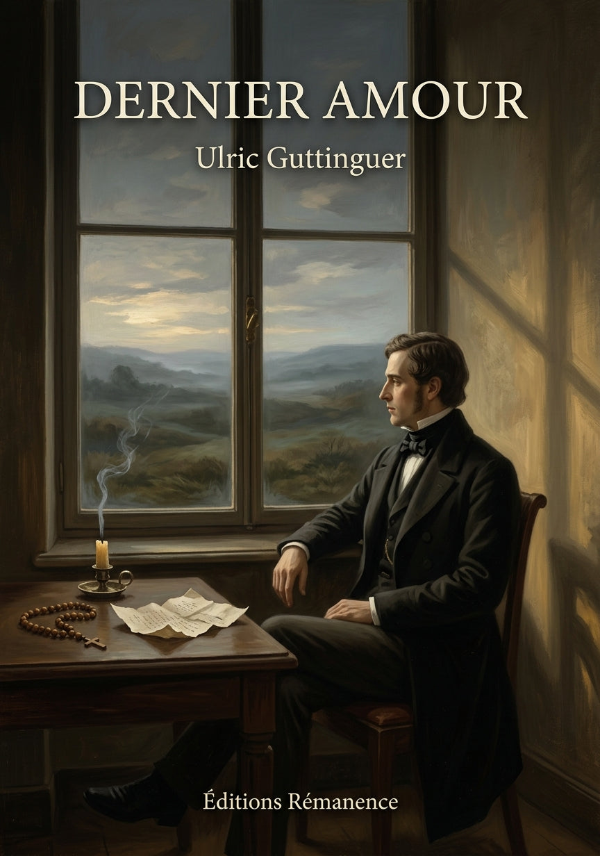 Livre Dernier Amour par Ulric Guttinguer - Couverture - Editions Remanence