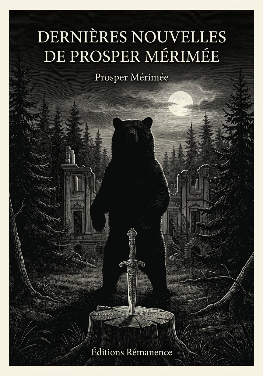 Livre Dernières nouvelles de Prosper Mérimée par Prosper Mérimée - Couverture - Editions Remanence