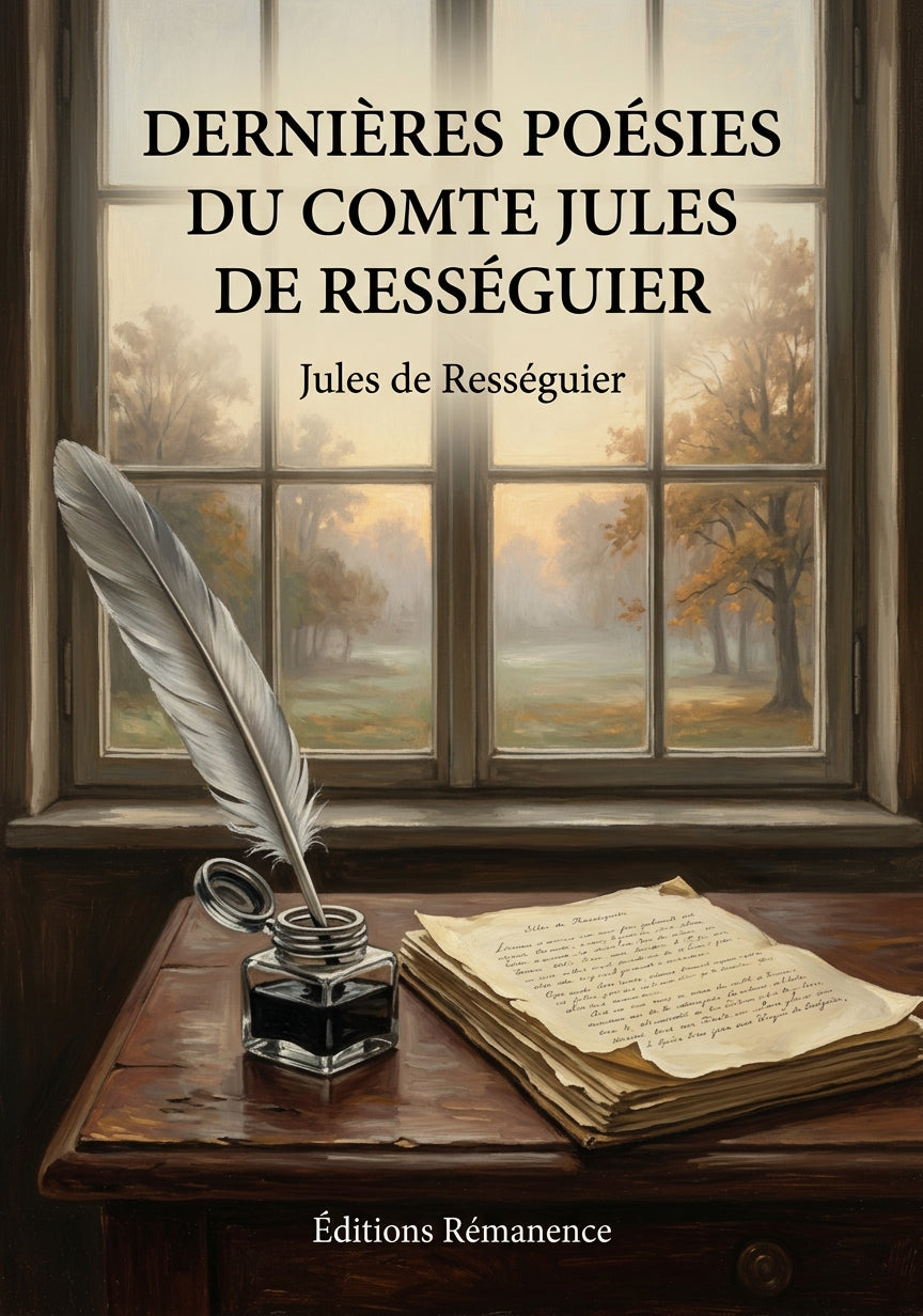 Livre Dernières poésies du comte Jules de Rességuier par Jules de Rességuier - Couverture - Editions Remanence