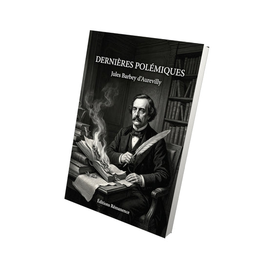 Livre Dernières Polémiques par Jules Barbey d’Aurevilly - Vue 3D - Editions Remanence
