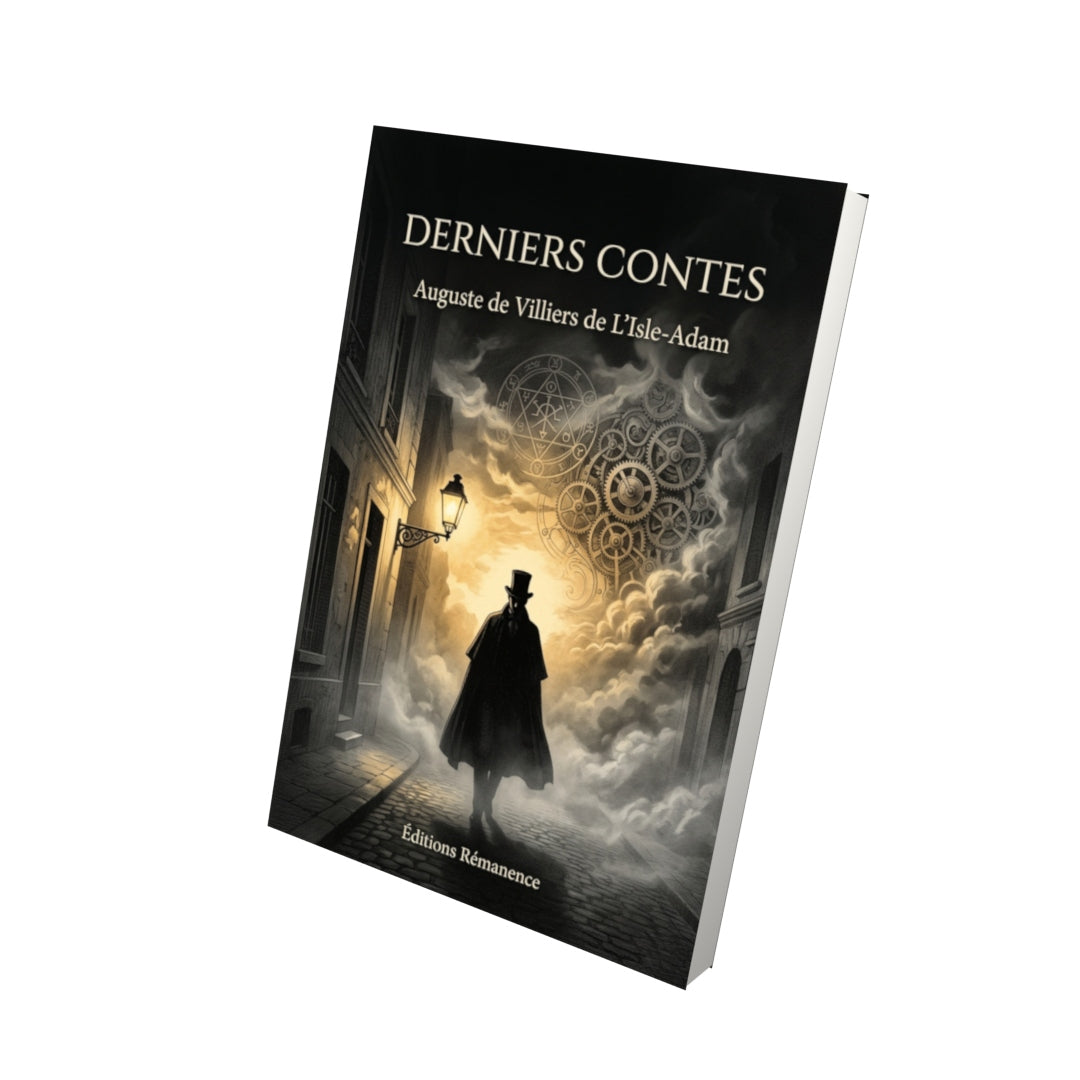 Livre Derniers Contes par Auguste de Villiers de L’Isle-Adam - Vue 3D - Editions Remanence