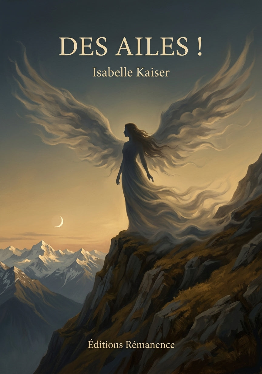 Livre Des Ailes ! par Isabelle Kaiser - Couverture - Editions Remanence