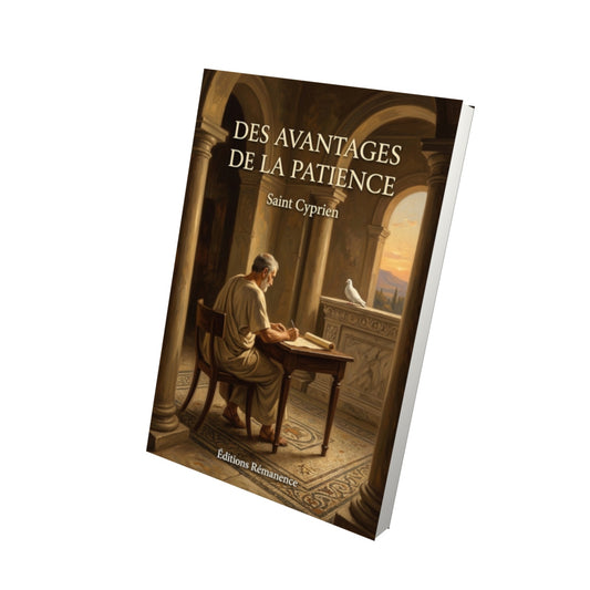 Livre Des avantages de la patience - Saint Cyprien - Vue 3D - Editions Remanence