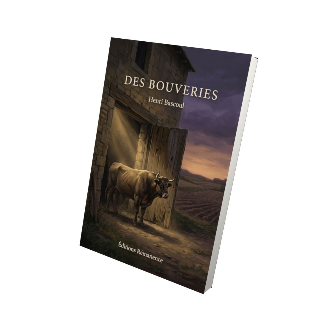Livre Des bouveries par Henri Bascoul - Vue 3D - Editions Remanence
