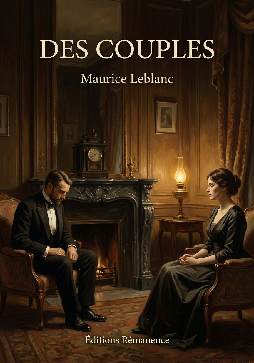 Livre Des couples par Maurice Leblanc - Couverture - Editions Remanence