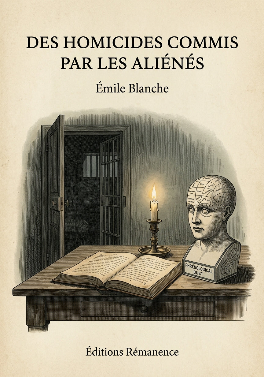 Des homicides commis par les aliénés - Émile Blanche (Couverture)