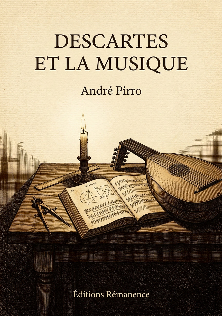 Livre Descartes et la Musique par André Pirro - Couverture - Editions Remanence