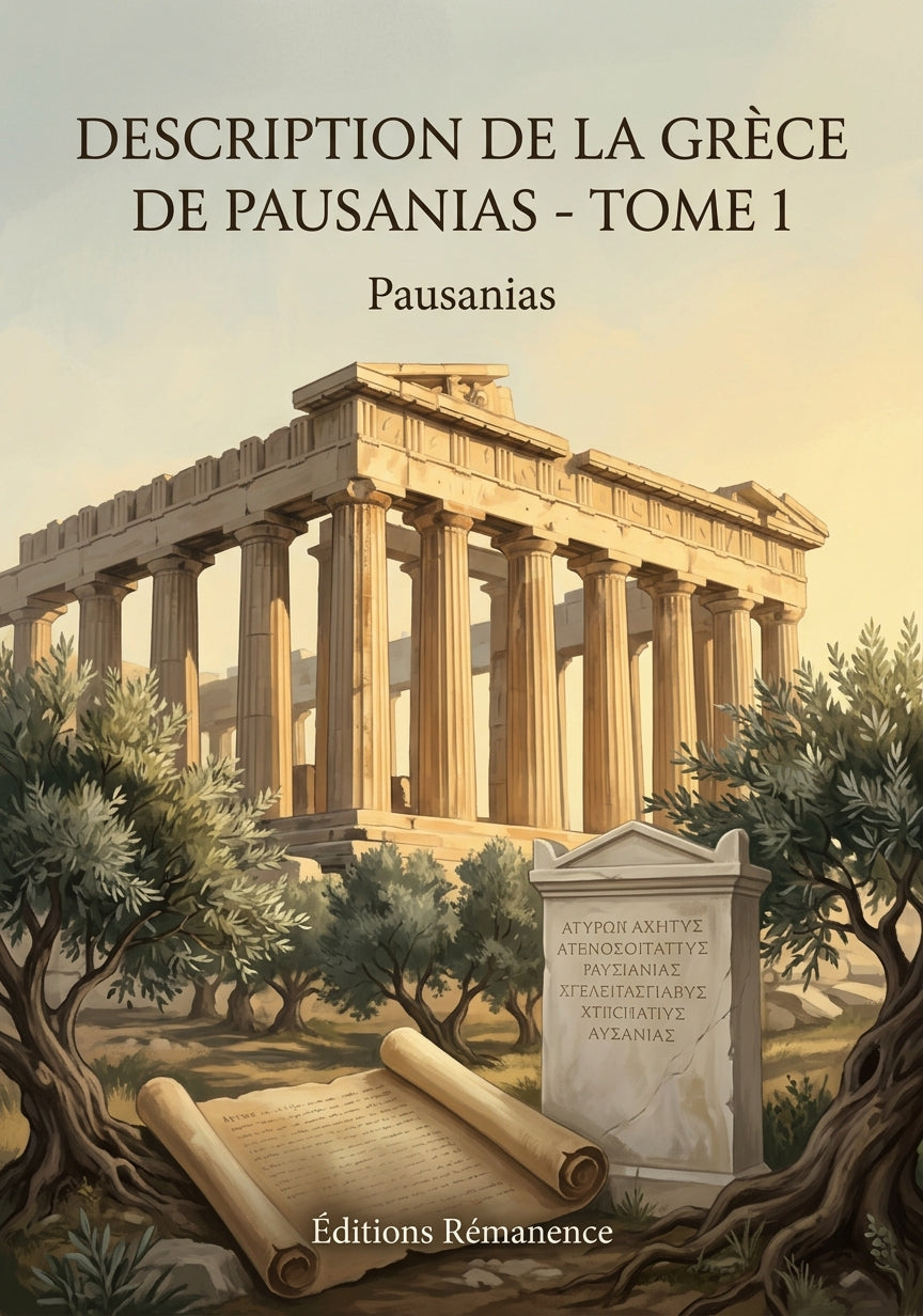 Livre Description de la Grèce de Pausanias - Tome 4 par Pausanias - Couverture - Editions Remanence