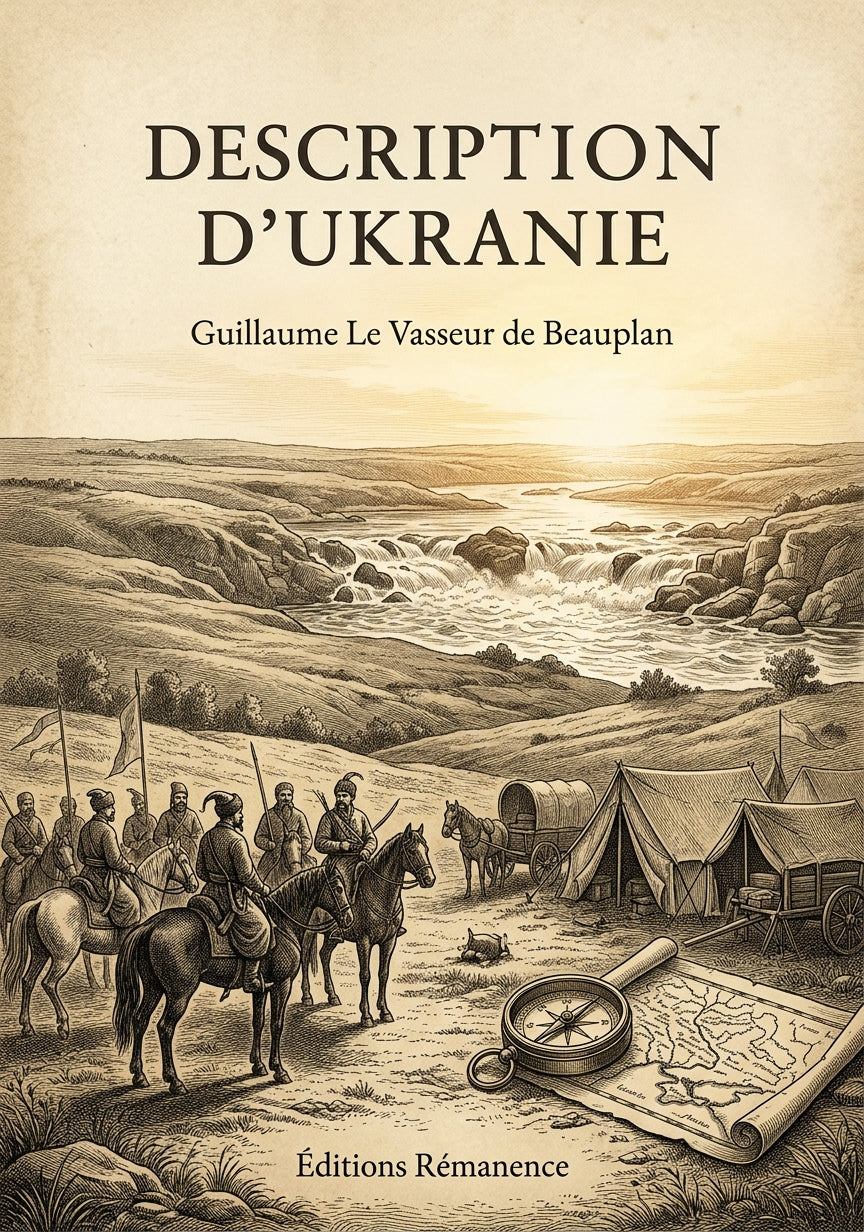 Livre Description d’Ukranie par Guillaume Le Vasseur de Beauplan - Couverture - Editions Remanence