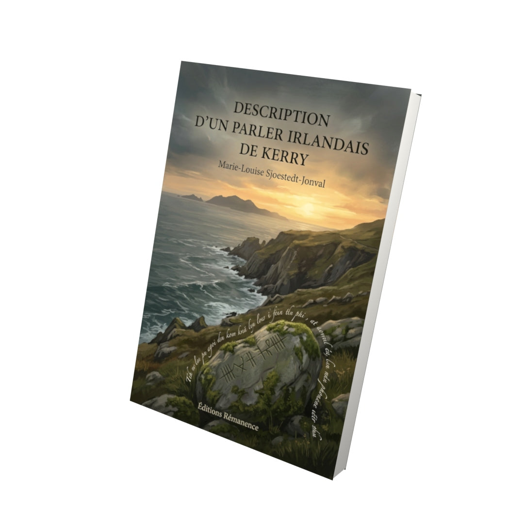 Livre Description d’un parler irlandais de Kerry par Marie-Louise Sjoestedt-Jonval - Vue 3D - Editions Remanence