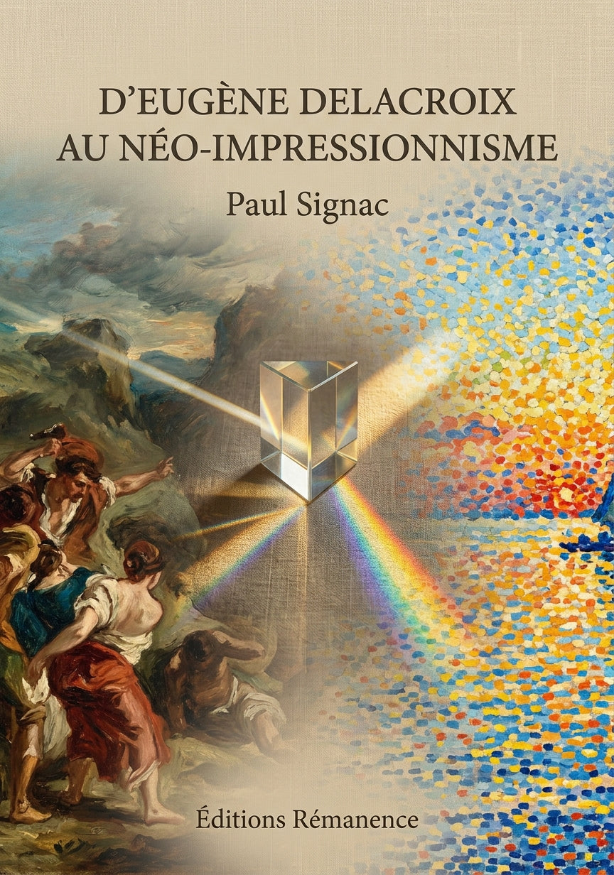 Livre D’Eugène Delacroix au néo-impressionnisme par Paul Signac - Couverture - Editions Remanence