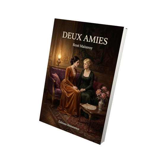 Livre Deux amies par René Maizeroy - Vue 3D - Editions Remanence
