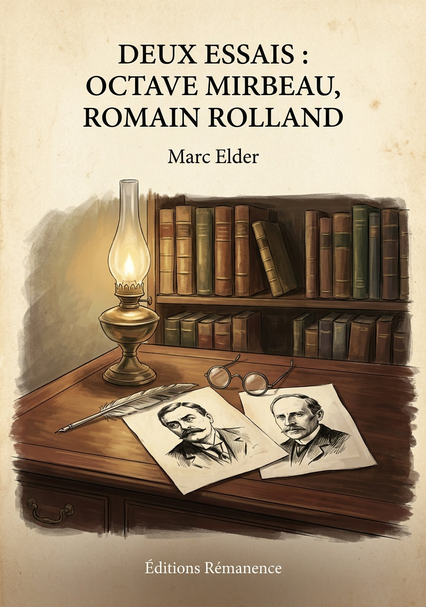 Deux essais : Octave Mirbeau, Romain Rolland - Marc Elder (Couverture)
