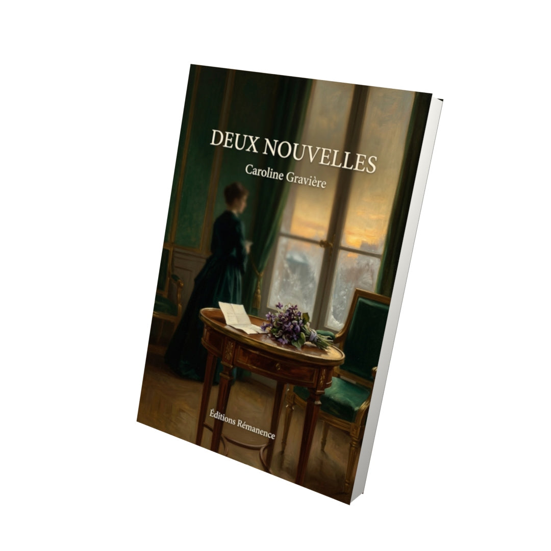 Livre Deux nouvelles par Léon Hennique - Vue 3D - Editions Remanence