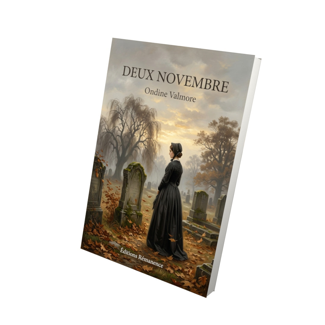 Livre Deux novembre par Ondine Valmore - Vue 3D - Editions Remanence