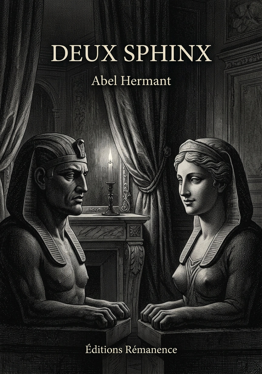 Livre Deux Sphinx par Abel Hermant - Couverture - Editions Remanence