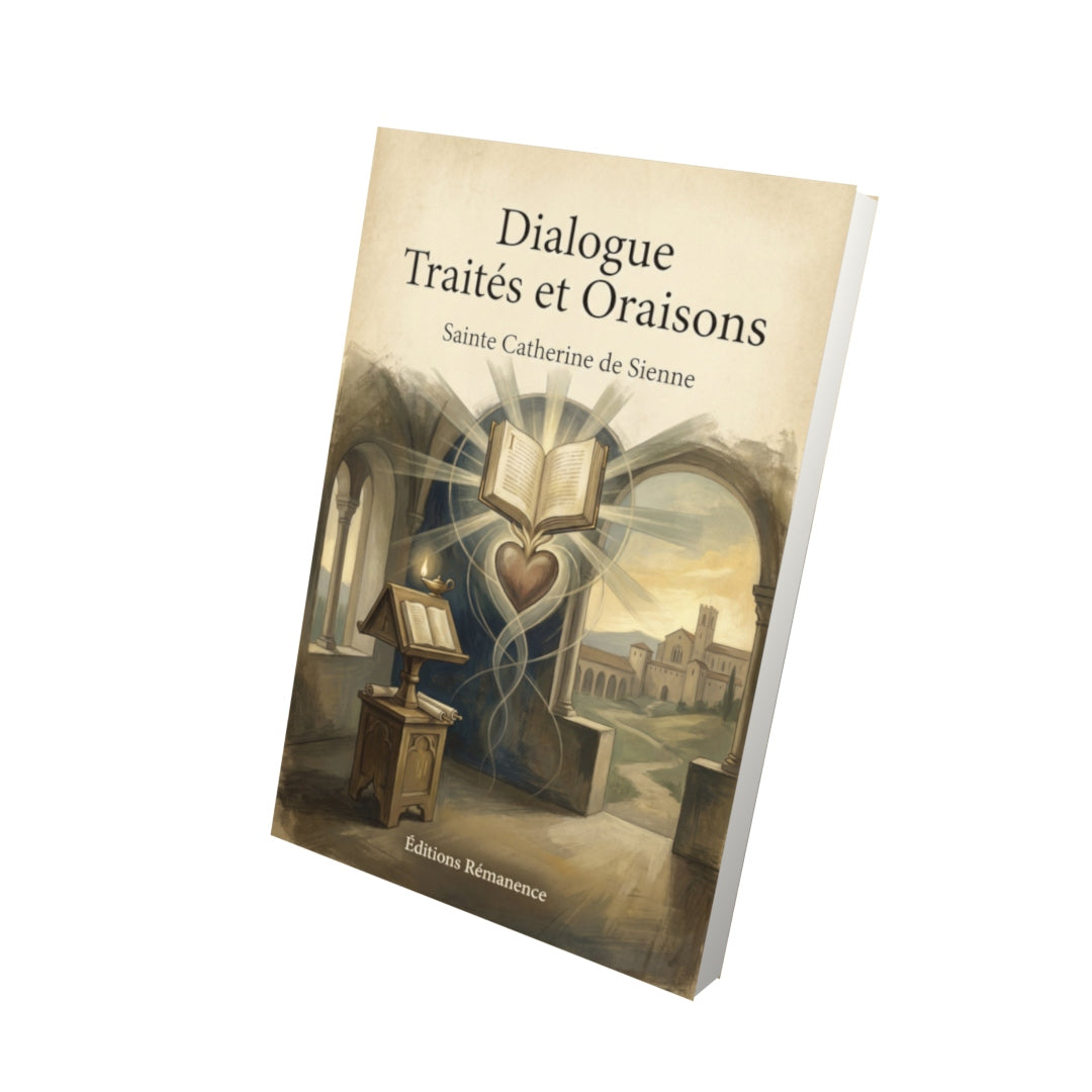 Livre Dialogue Traités et Oraisons – Sainte Catherine de Sienne - Vue 3D - Editions Remanence