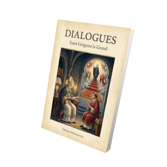 Livre Dialogues - Saint Grégoire le Grand - Vue 3D - Editions Remanence