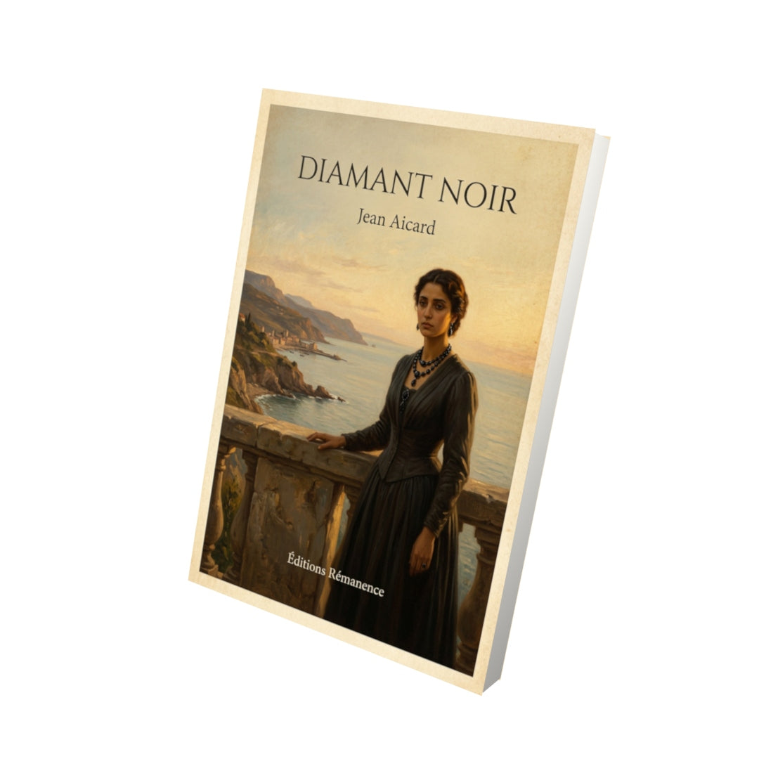 Livre Diamant noir - Jean Aicard - Vue 3D - Editions Remanence