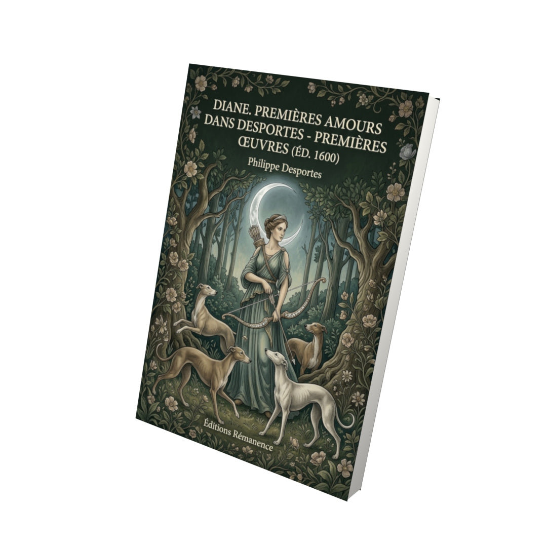 Livre Diane. Premières Amours dans Desportes - Premières œuvres (éd. 1600) par Philippe Desportes - Vue 3D - Editions Remanence