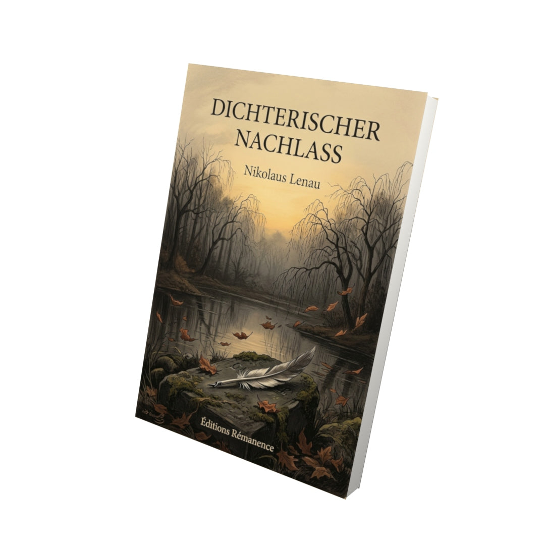 Livre Dichterischer Nachlass par Nikolaus Lenau - Vue 3D - Editions Remanence