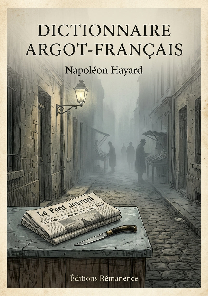 Dictionnaire Argot-Français - Napoléon Hayard (Couverture)
