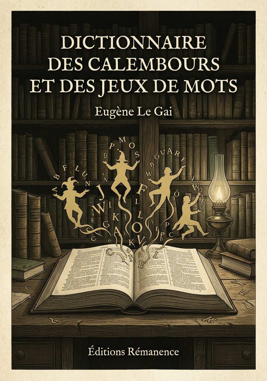 Dictionnaire des calembours et des jeux de mots - Eugène Le Gai (Couverture)
