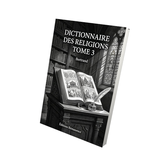 Livre Dictionnaire des religions Tome 3 - Bertrand - Vue 3D - Editions Remanence