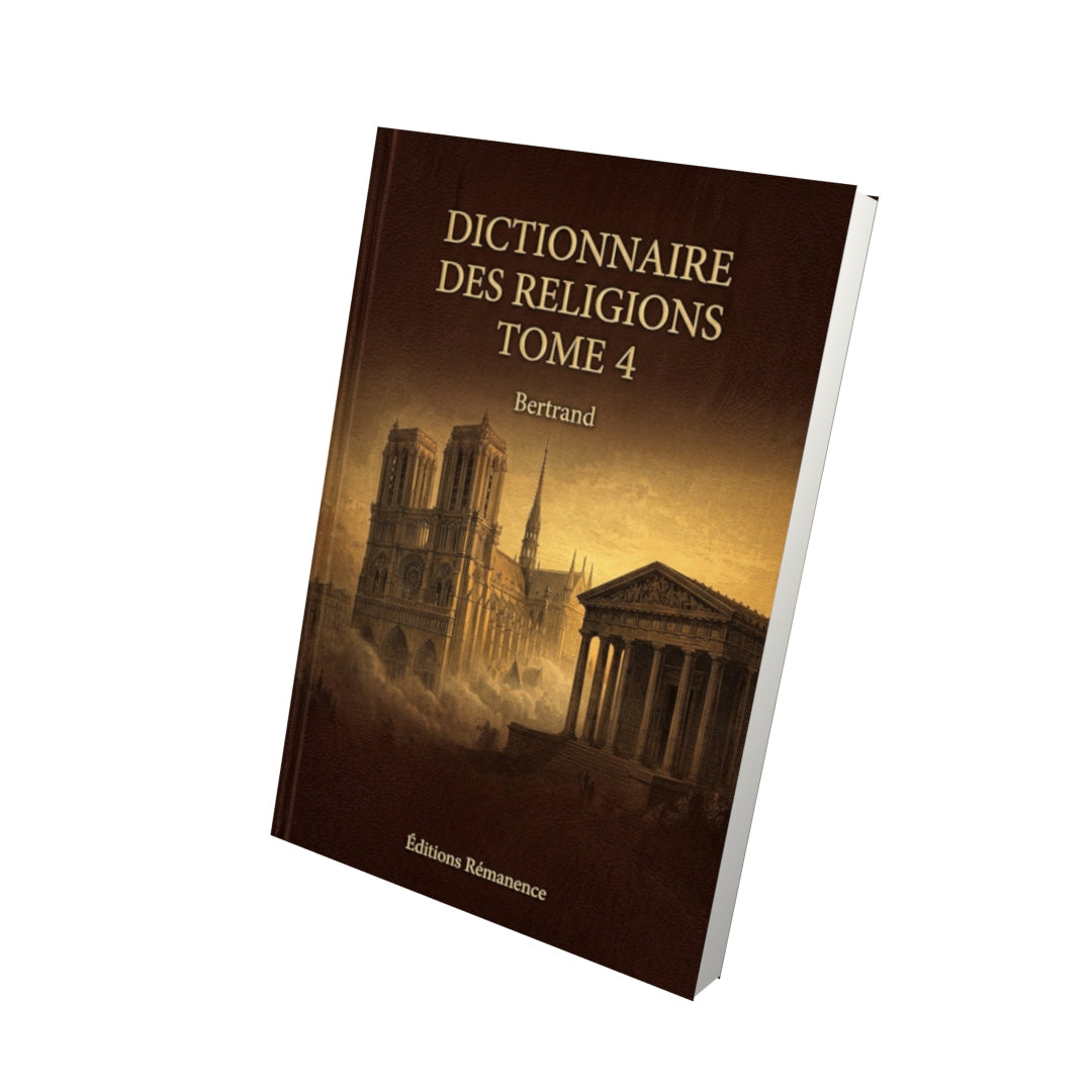 Livre Dictionnaire des religions Tome 4 - Bertrand - Vue 3D - Editions Remanence