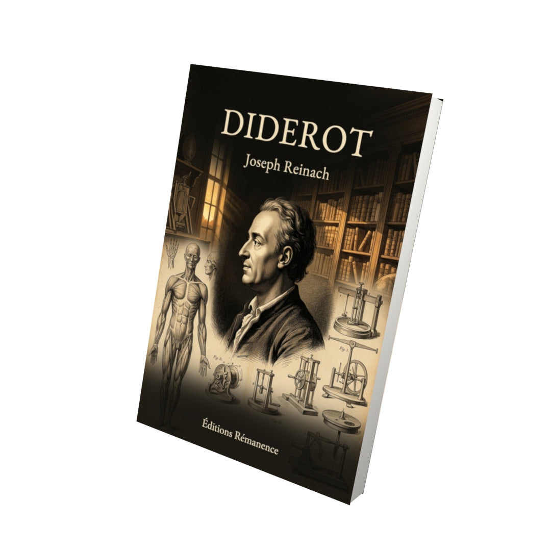 Livre Diderot par Joseph Reinach - Vue 3D - Editions Remanence