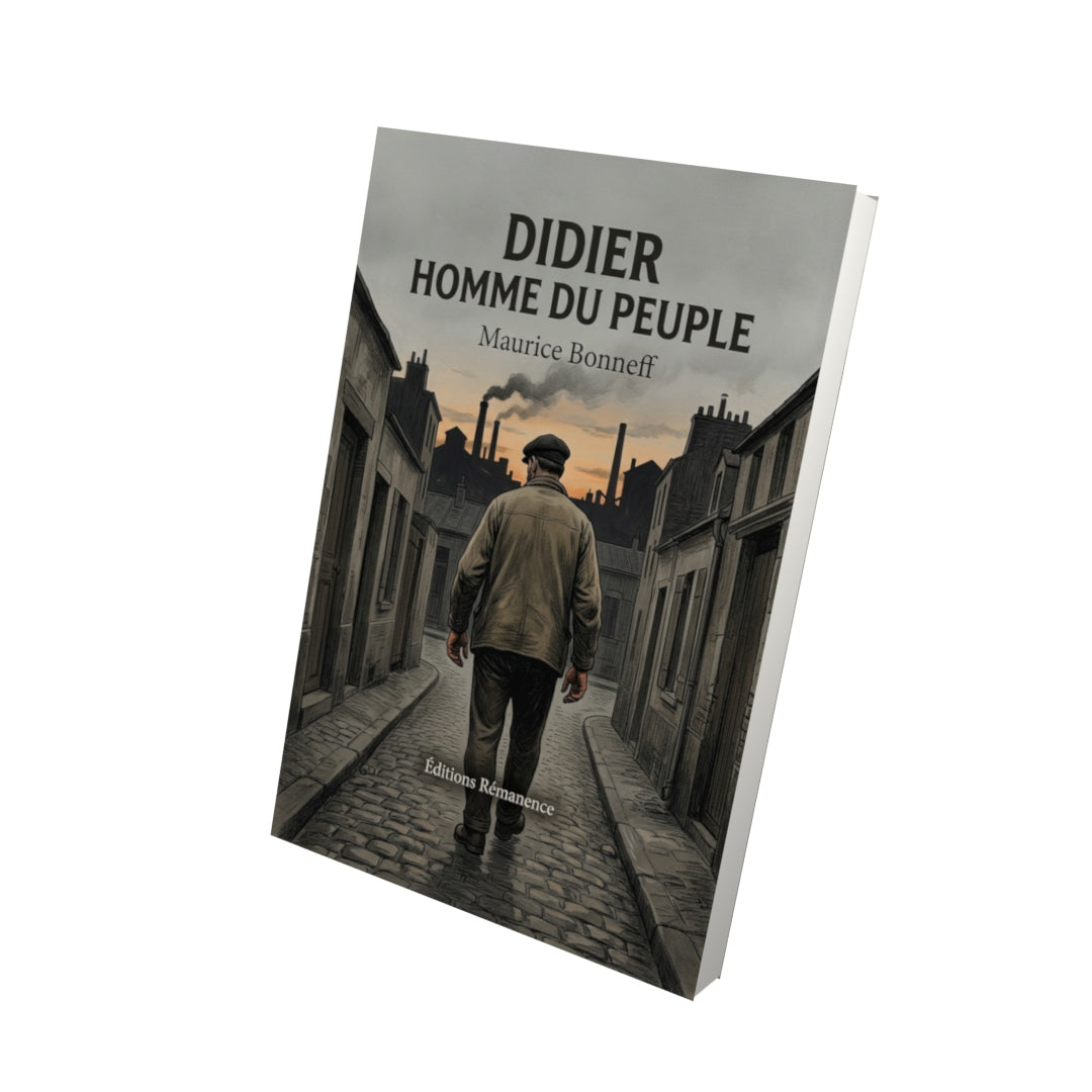 Livre Didier homme du Peuple par Maurice Bonneff - Vue 3D - Editions Remanence