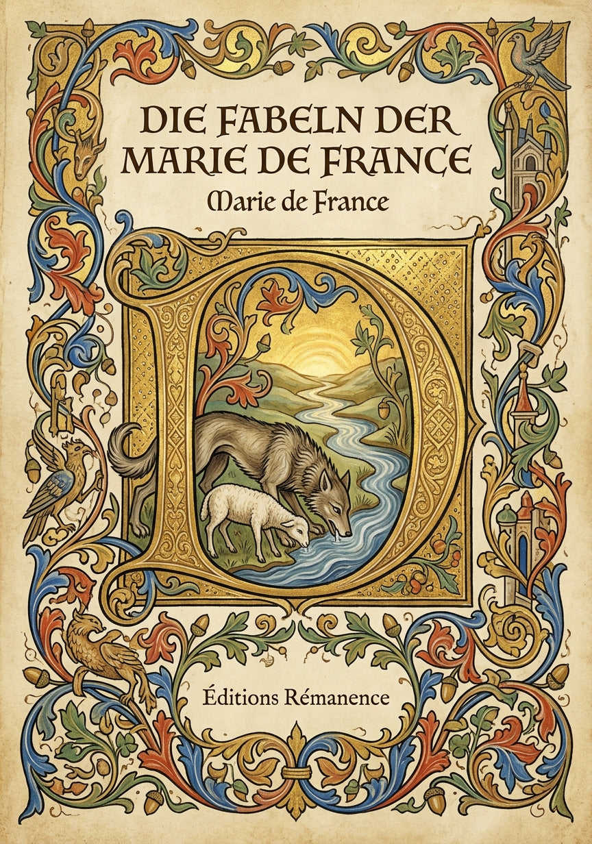 Livre Die Fabeln der Marie de France par Marie de France - Couverture - Editions Remanence