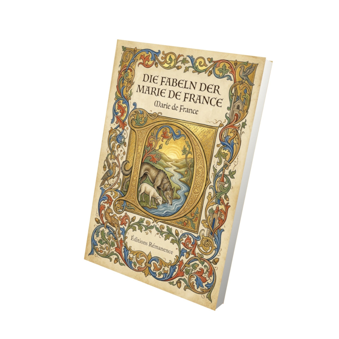 Livre Die Fabeln der Marie de France par Marie de France - Vue 3D - Editions Remanence