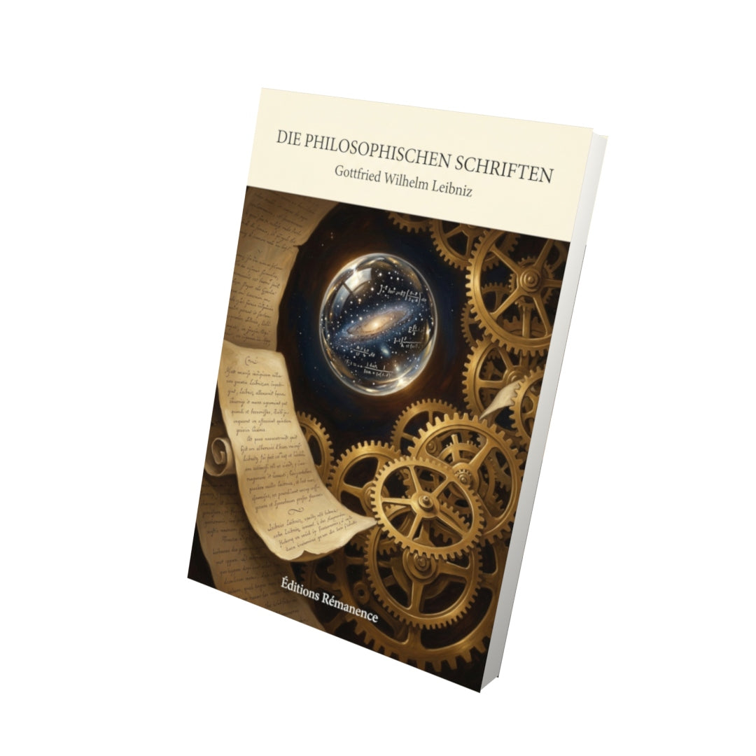 Livre Die philosophischen Schriften par Gottfried Wilhelm Leibniz - Vue 3D - Editions Remanence