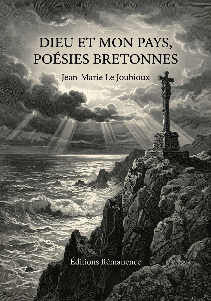 Livre Dieu et mon pays, poésies bretonnes par Jean-Marie Le Joubioux - Couverture - Editions Remanence