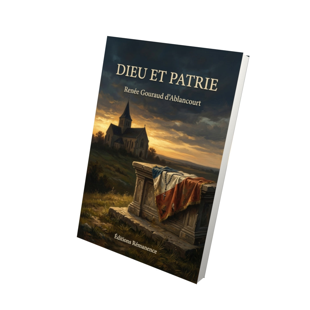 Livre Dieu et patrie par Renée Gouraud d’Ablancourt - Vue 3D - Editions Remanence
