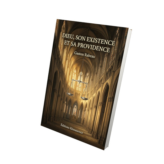Livre Dieu, son existence et sa providence - Gaston Rabeau - Vue 3D - Editions Remanence